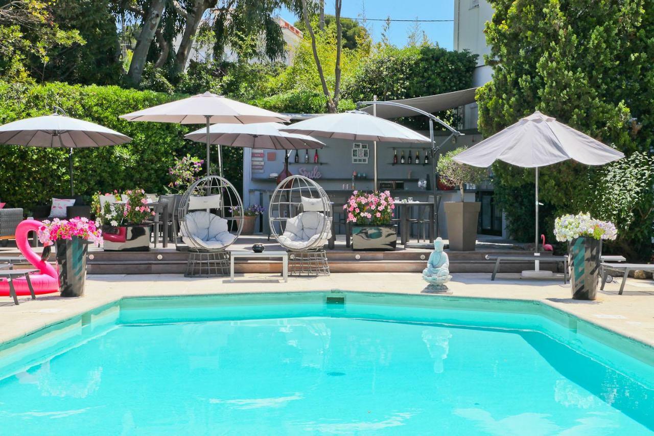 Hotel La Villa Cap D'Antibes Juan-les-Pins Bagian luar foto