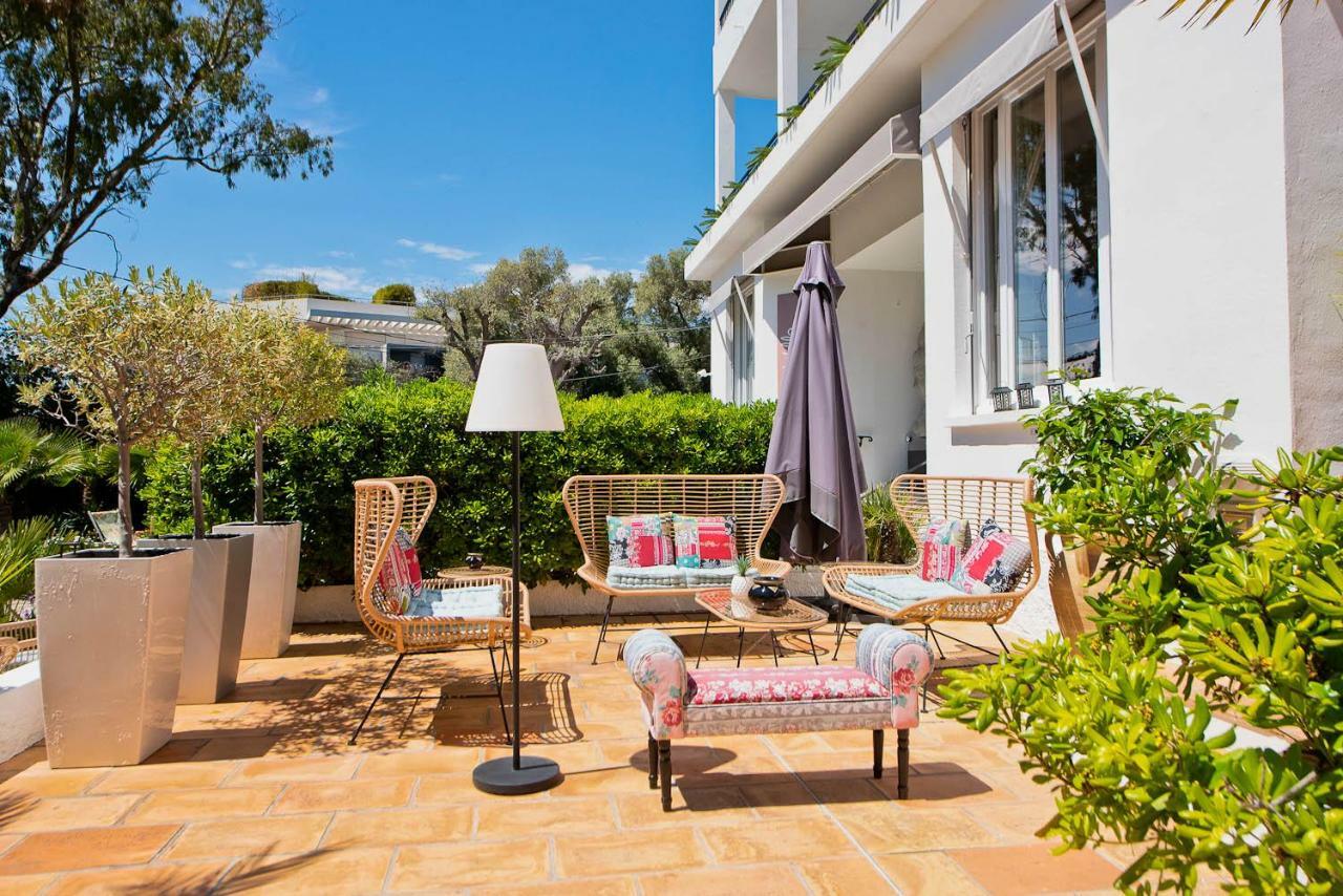 Hotel La Villa Cap D'Antibes Juan-les-Pins Bagian luar foto